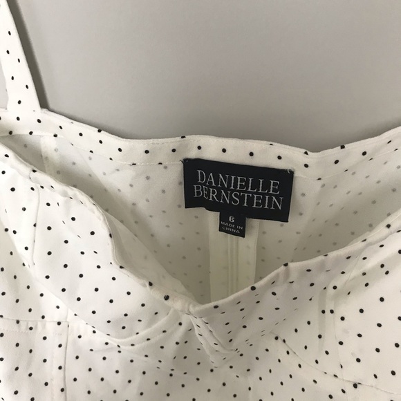 Danielle Bernstein Dot Print Crop Top NWT - Picture 4 of 4